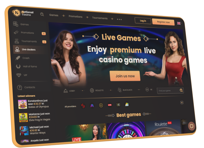 Altri giochi su National Casino