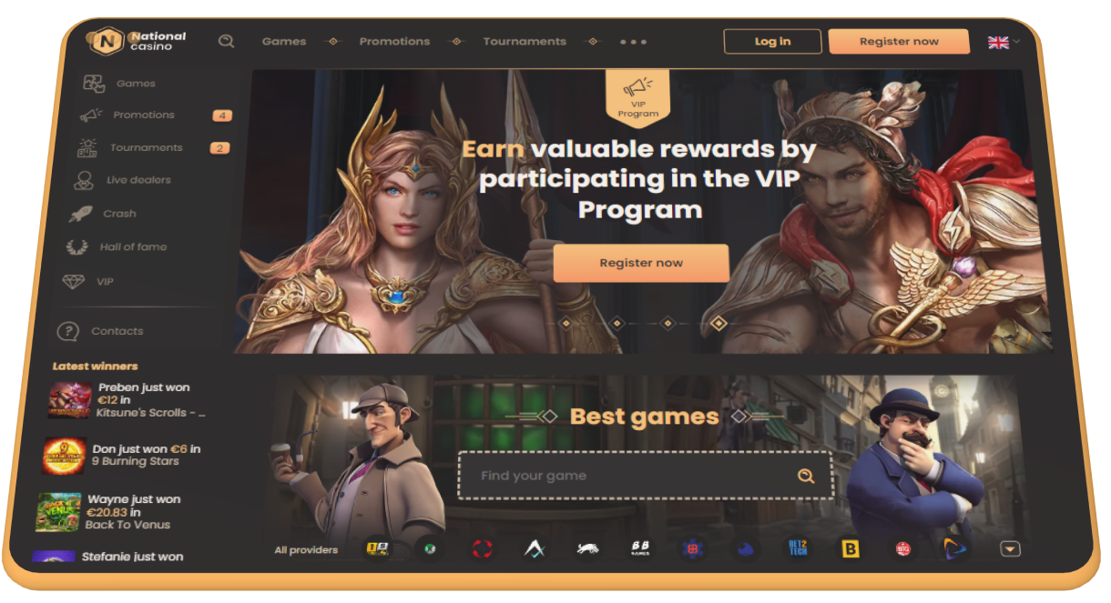 National casino programma VIP