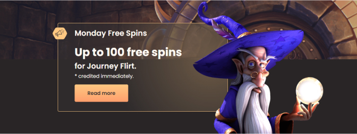NationalCasino Giri gratis del lunedì