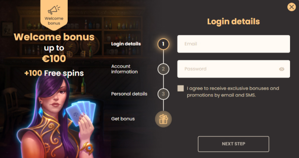 NationalCasino Registrazione